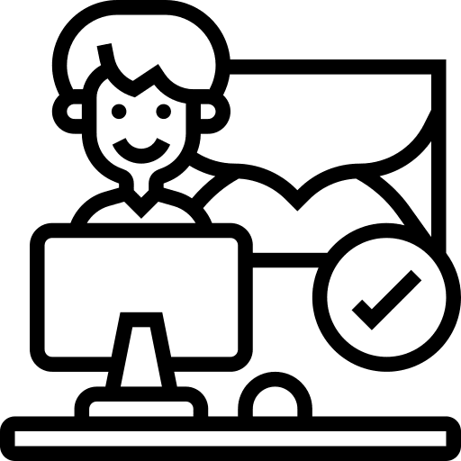Confirm check delivery approved icon Confirm check delivery approved icon