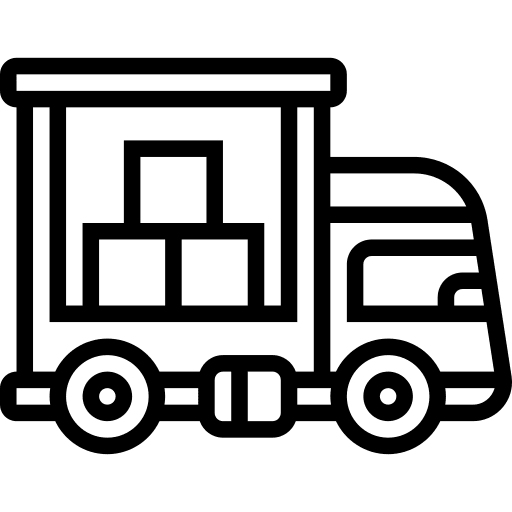 Delivery truck delivery mover truck transport icon