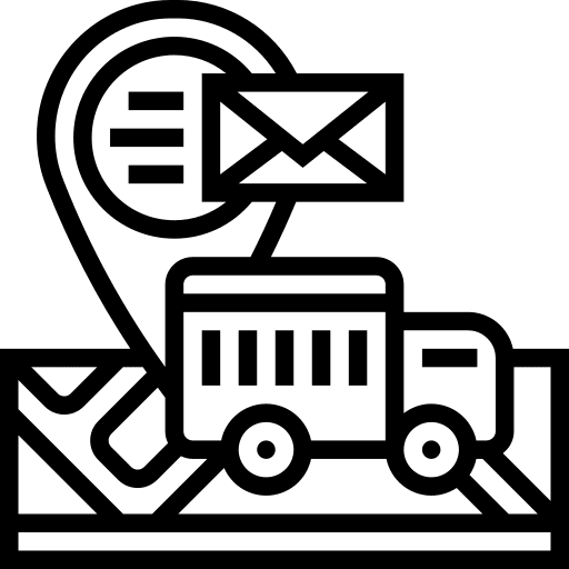 Navigation shipping and delivery navigation delivery truck icon Navigation shipping and delivery navigation delivery truck icon