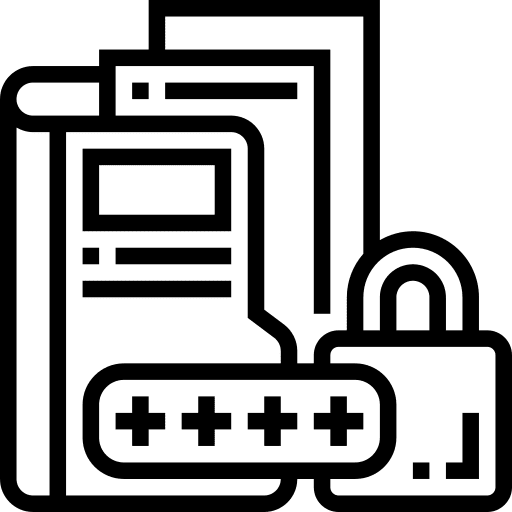 Data encryption file data encryption data security icon Data encryption file data encryption data security icon