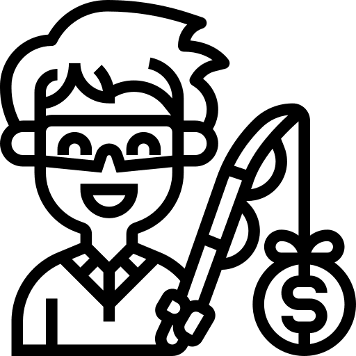 Fishing phishing fishing hook fraud icon