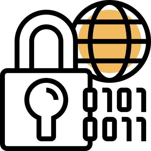 Cyber cyber security network cyber icon
