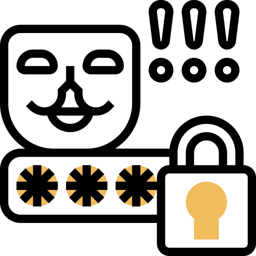 Password protected security protect icon