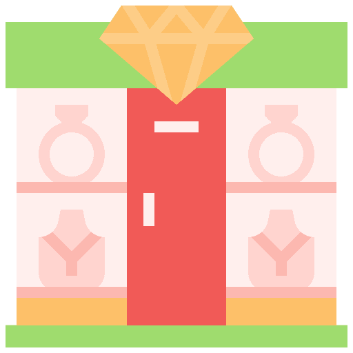 Jewelry shop shop store building icon