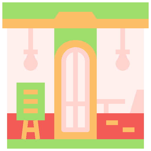 Restaurant restaurant building coffee shop icon Restaurant restaurant building coffee shop icon