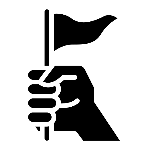Achievement flag objective successful icon
