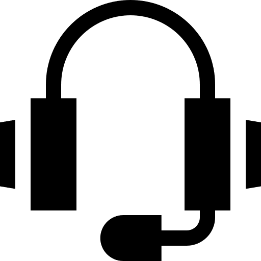 Headphones assistance headphones customer support icon Headphones assistance headphones customer support icon