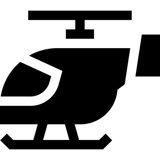 Helicopter transportation aircraft vehicle icon Helicopter transportation aircraft vehicle icon