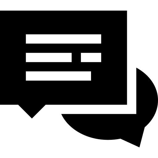 Chat message chat dialogue icon Chat message chat dialogue icon