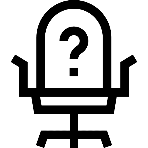 Position position furniture and household office chair icon