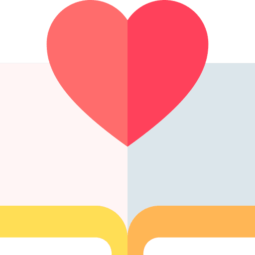 Book learn romance book icon