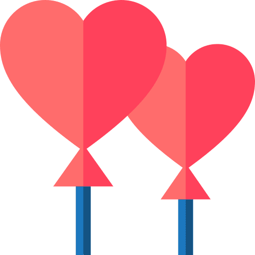 Balloon romance romantic balloon icon Balloon romance romantic balloon icon