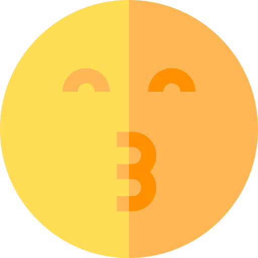 Kiss smileys smiley emoji icon Kiss smileys smiley emoji icon