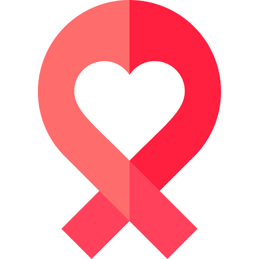Ribbon love romance heart shaped icon Ribbon love romance heart shaped icon