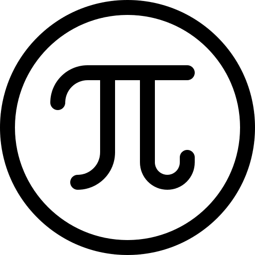 Pi symbol mathematics mathematical constant icon Pi symbol mathematics mathematical constant icon