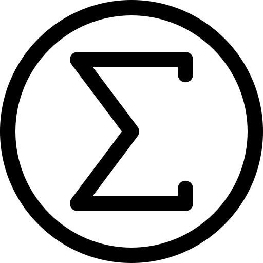 Sigma the sum of mathematics interface icon Sigma the sum of mathematics interface icon
