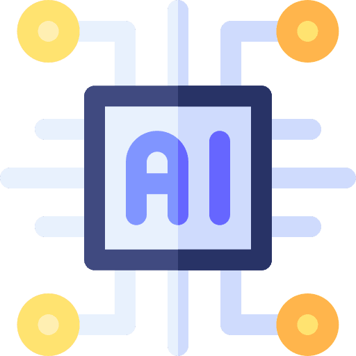 Artificial intelligence processor technology reverse engineering icon