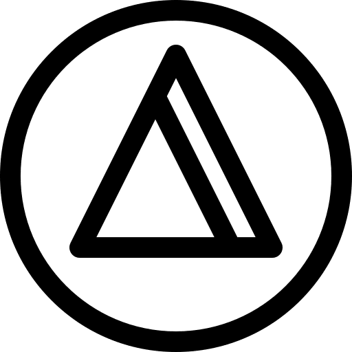 Delta symbol greek language icon Delta symbol greek language icon
