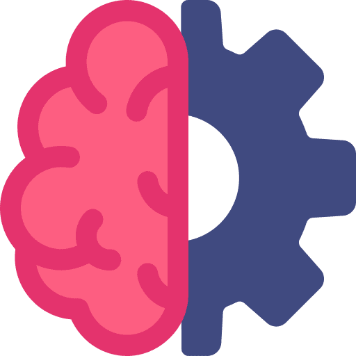 Machine learning management automation futuristic icon