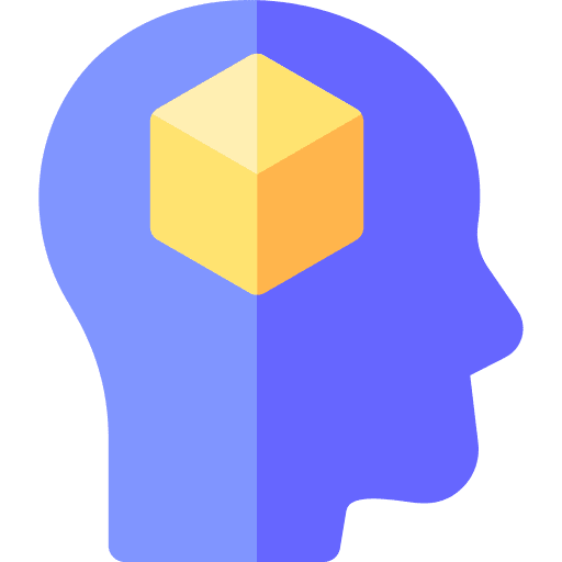 Artificial intelligence machine learning computer icon Artificial intelligence machine learning computer icon