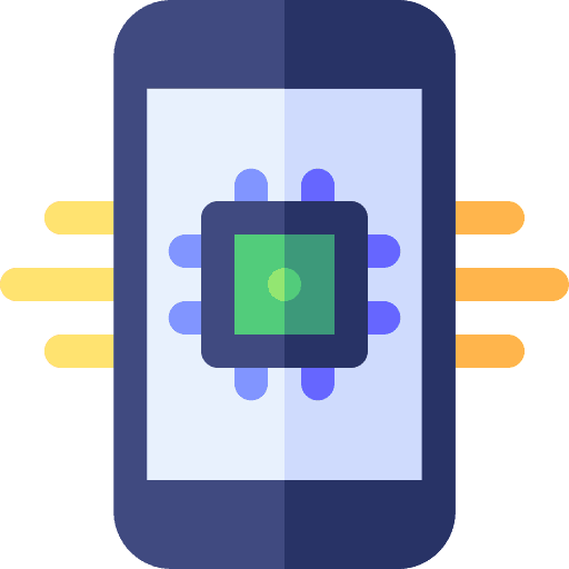 Smartphone smartphone processor cellphone icon Smartphone smartphone processor cellphone icon