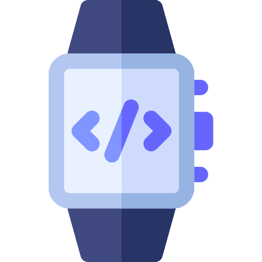 Smartwatch coding smartwatch electronics icon Smartwatch coding smartwatch electronics icon