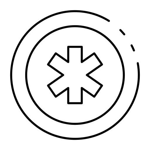 Information symbol information star icon
