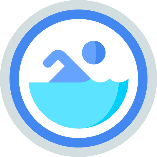 Swim allowed sign humanpictos icon