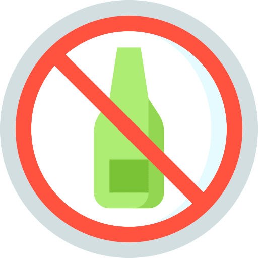 No glass no alcohol forbidden no glass icon No glass no alcohol forbidden no glass icon