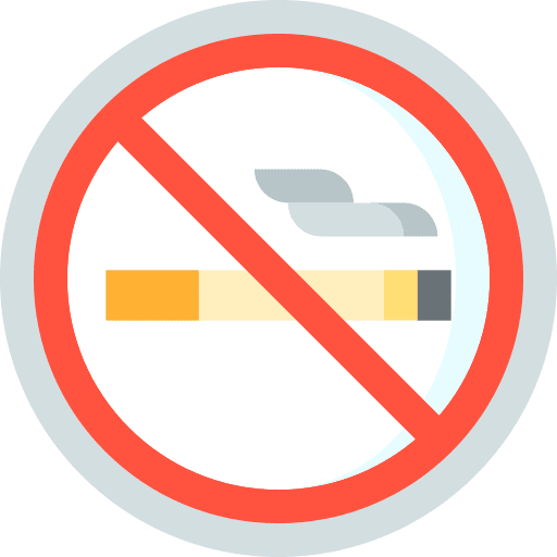 No smoking prohibition no cigarettes no smoking icon No smoking prohibition no cigarettes no smoking icon