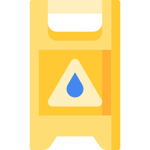 Slippery danger warning sign icon Slippery danger warning sign icon