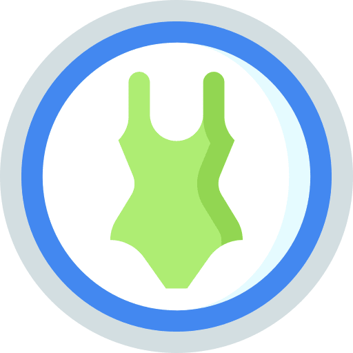 Swimsuit signaling fashion allowed icon Swimsuit signaling fashion allowed icon