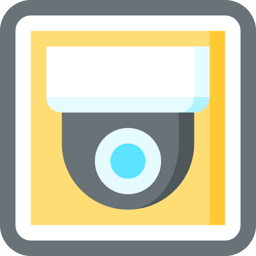 Cctv surveillance signaling security camera icon Cctv surveillance signaling security camera icon
