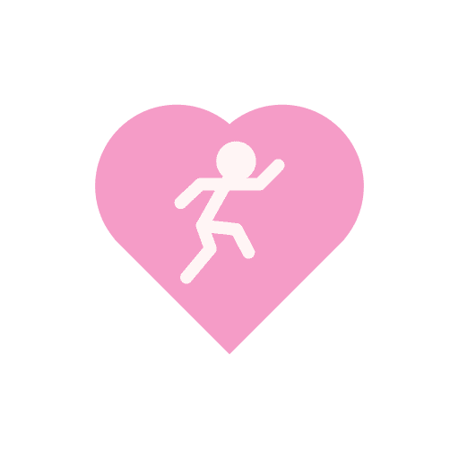 Running test cardio healthcare and medical pulse icon