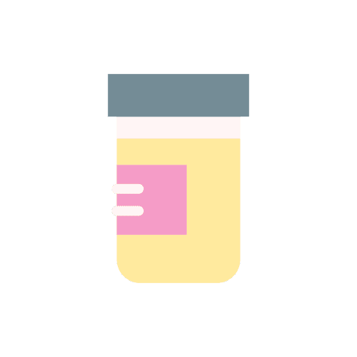 Urine test lab examination healthcare and medical icon Urine test lab examination healthcare and medical icon