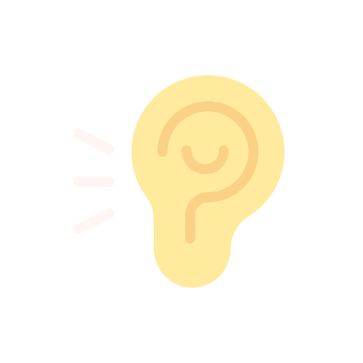 Ear ear listen anatomy icon Ear ear listen anatomy icon