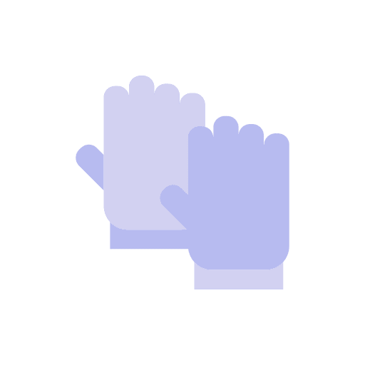 Glove hand security fashion icon Glove hand security fashion icon