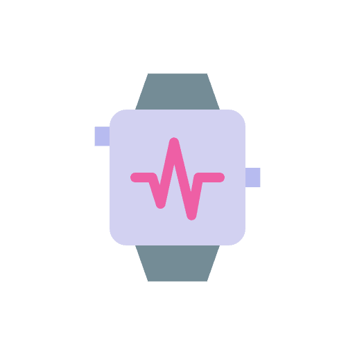Smartwatch heart rate electronics watch icon Smartwatch heart rate electronics watch icon