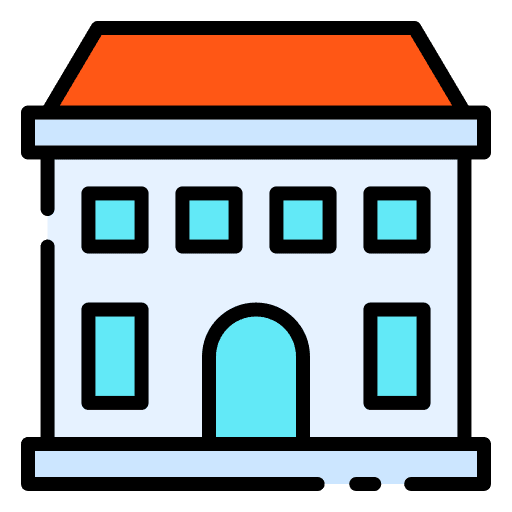 Mansion property mansion architecture and city icon Mansion property mansion architecture and city icon