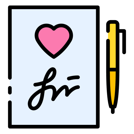 Autograph entertainment celebrity files and folders icon Autograph entertainment celebrity files and folders icon