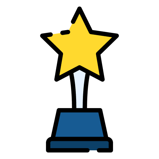 Rewards music and multimedia rewards star icon Rewards music and multimedia rewards star icon