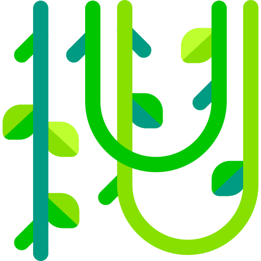 Plant jungle climbing nature icon