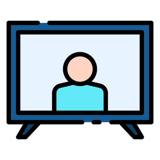 Tv show elections vote reporter icon Tv show elections vote reporter icon