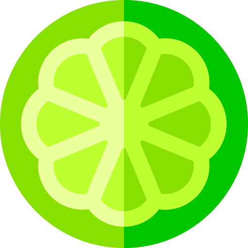 Lime vegan food and restaurant vegetarian icon