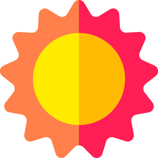 Sun haw weather meteorology nature icon