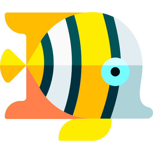 Tropical fish animal kingdom aquatic marine icon Tropical fish animal kingdom aquatic marine icon