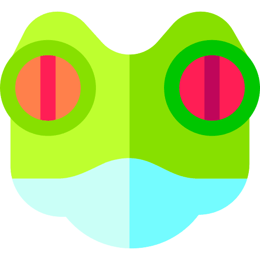 Frog fold art craft icon Frog fold art craft icon