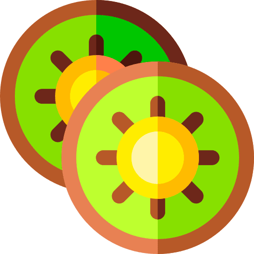 Kiwi diet vegan organic icon Kiwi diet vegan organic icon