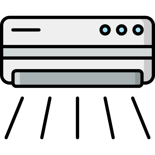 Climatization refreshing machine climatization icon