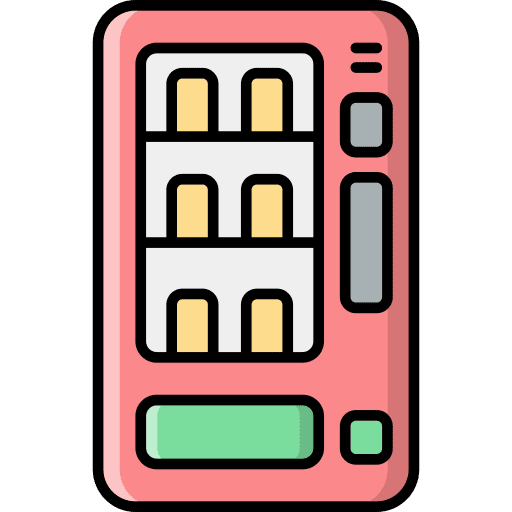 Vending machine electronics drinks vending machine icon